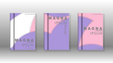 Kurumsal iş yıllık rapor kitap kapağı broşür el ilanı posteri için soyut düşük daire şekil arka plan. Eps10 vektör şablonu