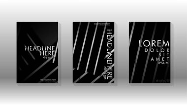 Geometrik tasarım arka planlı kapak kitabı.