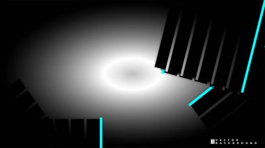 Soyut vektör arkaplanı. Geometrik Çizgiler - Yaratıcı ve İlham Tasarımı