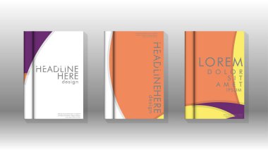 Minimal vektör tasarımı kapsar. Yuvarlak şekiller kompozisyon. Eps10 vektör şablonu