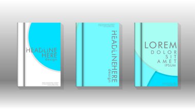 Kurumsal iş yıllık rapor kitap kapağı broşür el ilanı posteri için soyut düşük daire şekil arka plan. Eps10 vektör şablonu