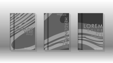 Geometrik tasarım arka planlı kapak kitabı.