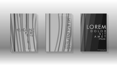 Geometrik tasarım arka planlı kapak kitabı.