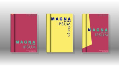 Soyut kitap kapağı düzeninin arka planı. Broşürler, dergiler, vektör şablonları vb. için. Modern tasarımlar Eps 10'da geometrik desenler oluşturur