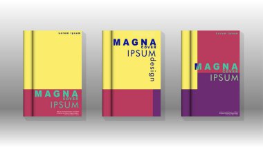 Soyut kitap kapağı düzeninin arka planı. Broşürler, dergiler, vektör şablonları vb. için. Modern tasarımlar Eps 10'da geometrik desenler oluşturur