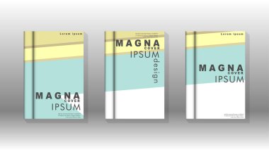 Kapak kitabı kavramı soyut geometrik arka plan renk ve şekillerin bir kombinasyonu ile