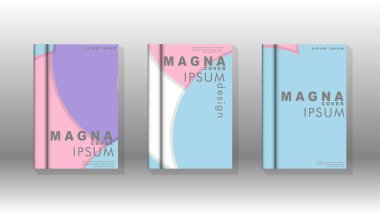 Posterler, kapaklar, broşürler, şirket yıllık iş, vb için soyut daire şekil arka planlar.