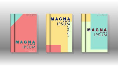 Soyut kitap kapağı düzeninin arka planı. Broşürler, dergiler, vektör şablonları vb. için. Modern tasarımlar Eps 10'da geometrik desenler oluşturur
