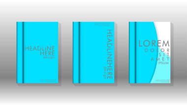 Kurumsal iş yıllık rapor kitap kapağı broşür el ilanı posteri için soyut düşük daire şekil arka plan. Eps10 vektör şablonu