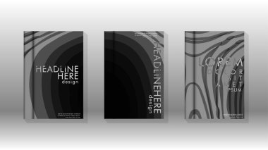 Geometrik tasarım arka planlı kapak kitabı.