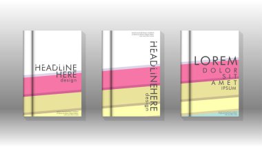 Kapak kitabı kavramı soyut geometrik arka plan renk ve şekillerin bir kombinasyonu ile