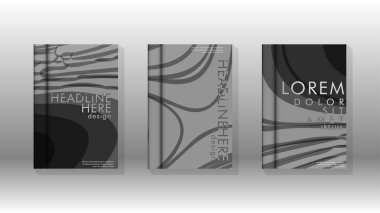 Geometrik tasarım arka planlı kapak kitabı.