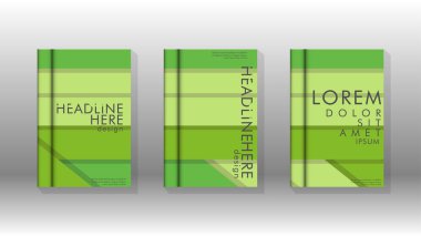 Kapak kitabı kavramı soyut geometrik arka plan renk ve şekillerin bir kombinasyonu ile