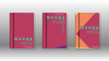 Soyut kitap kapağı düzeninin arka planı. Broşürler, dergiler, vektör şablonları vb. için. Modern tasarımlar Eps 10'da geometrik desenler oluşturur