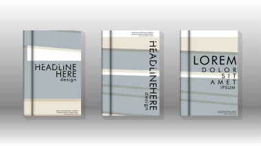 Kitap kapağı kavramı renk ve şekillerin bir kombinasyonu ile soyut geometrik arka plan. vektör tasarımı