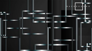 Modern Soyut Vektör Kutusu Arka Plan. beyaz degrade şeritler ile. eps 10 şablonu