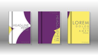 Kurumsal iş yıllık rapor kitap kapağı broşür el ilanı posteri için soyut düşük daire şekil arka plan. Eps10 vektör şablonu