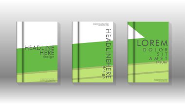 Kapak kitabı kavramı soyut geometrik arka plan renk ve şekillerin bir kombinasyonu ile