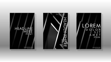 Geometrik tasarım arka planlı kapak kitabı.