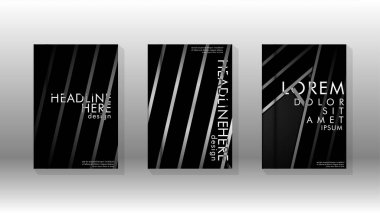 Geometrik tasarım arka planlı kapak kitabı.