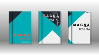 Soyut kitap kapağı düzeninin arka planı. Broşürler, dergiler, vektör şablonları vb. için. Modern tasarımlar Eps 10'da geometrik desenler oluşturur