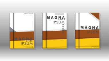 Kapak kitabı kavramı soyut geometrik arka plan renk ve şekillerin bir kombinasyonu ile