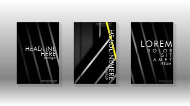 Geometrik tasarım arka planlı kapak kitabı.