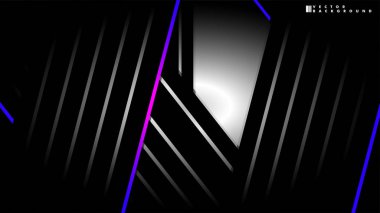 Soyut vektör arkaplanı. Geometrik Çizgiler - Yaratıcı ve İlham Tasarımı