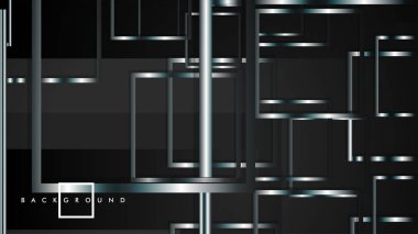 Modern Soyut Vektör Kutusu Arka Plan. beyaz degrade şeritler ile. eps 10 şablonu