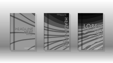 Geometrik tasarım arka planlı kapak kitabı.