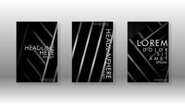 Geometrik tasarım arka planlı kapak kitabı.