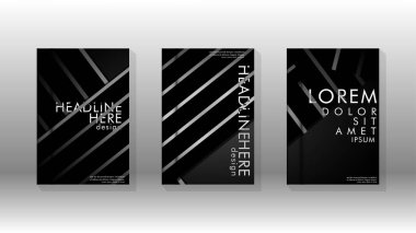 Geometrik tasarım arka planlı kapak kitabı.