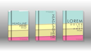 Kapak kitabı kavramı soyut geometrik arka plan renk ve şekillerin bir kombinasyonu ile