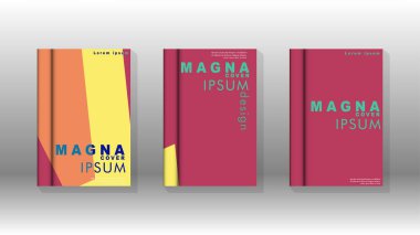 Soyut kitap kapağı düzeninin arka planı. Broşürler, dergiler, vektör şablonları vb. için. Modern tasarımlar Eps 10'da geometrik desenler oluşturur