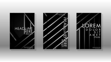 Geometrik tasarım arka planlı kapak kitabı.