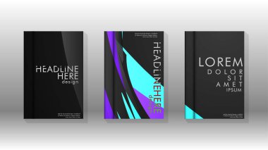 Kitap Kapağı renkli geometrik arka planlar.