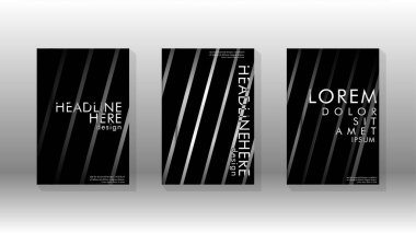 Geometrik tasarım arka planlı kapak kitabı.