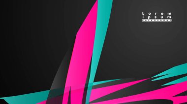 Renkli geometrik arka planlar. Basit form kompozisyonu. Eps10 vektör şablonu