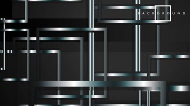 Modern Soyut Vektör Kutusu Arka Plan. beyaz degrade şeritler ile. eps 10 şablonu