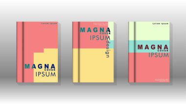 Soyut kitap kapağı düzeninin arka planı. Broşürler, dergiler, vektör şablonları vb. için. Modern tasarımlar Eps 10'da geometrik desenler oluşturur