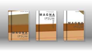 Kapak kitabı kavramı soyut geometrik arka plan renk ve şekillerin bir kombinasyonu ile