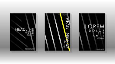 Geometrik tasarım arka planlı kapak kitabı.