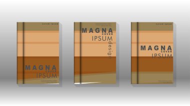 Kapak kitabı kavramı soyut geometrik arka plan renk ve şekillerin bir kombinasyonu ile