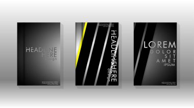 Geometrik tasarım arka planlı kapak kitabı.