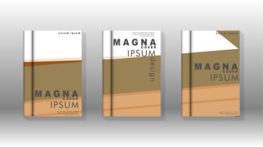 Kapak kitabı kavramı soyut geometrik arka plan renk ve şekillerin bir kombinasyonu ile