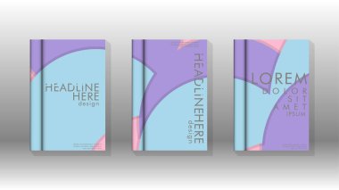 Posterler, kapaklar, broşürler, şirket yıllık iş, vb için soyut daire şekil arka planlar.