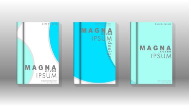 Kurumsal iş yıllık rapor kitap kapağı broşür el ilanı posteri için soyut düşük daire şekil arka plan. Eps10 vektör şablonu