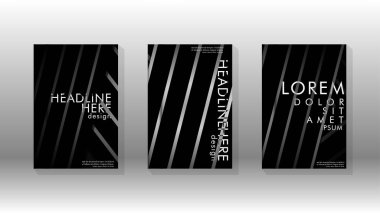 Geometrik tasarım arka planlı kapak kitabı.