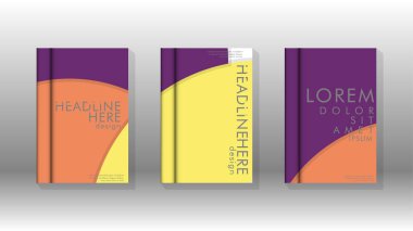 Posterler, kapaklar, broşürler, şirket yıllık iş, vb için soyut daire şekil arka planlar.