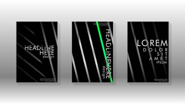 Geometrik tasarım arka planlı kapak kitabı